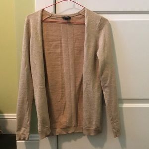 Gold Ann Taylor cardigan